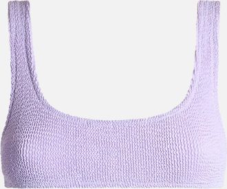 MC2 Saint Barth Woman Lilac Classic Crinkle Bralette Naima