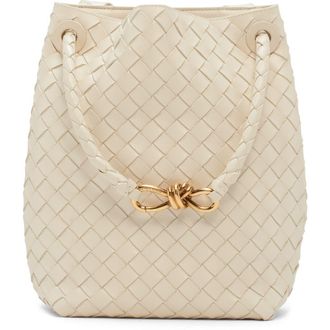 Bottega Veneta Small Andiamo Intrecciato Leather Bucket Bag in Sea Salt-M B-Sea Sa at Nordstrom