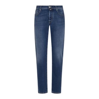 Jacob Cohen Slim-fit Jeans, male, Blue, Size: W38 Pant 5-Pocket Slim Fit Bard Denim