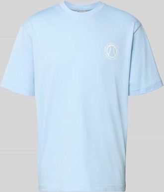 Only & Sons Regular Fit T-Shirt aus reiner Baumwolle in Hellblau, Gr&ouml;&szlig;e XXL