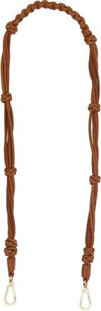 Hammitt Long Knotted Leather Strap in Cocoa/Gold at Nordstrom