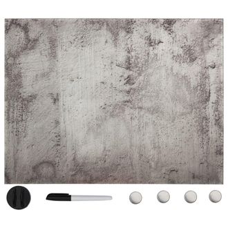 No Brand No Brand - Pizarra Magn&eacute;tica De Pared Vidrio 80x60 Cm Vidaxl