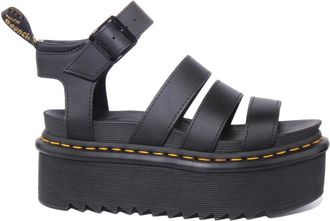 Dr. Martens Blaire Quad Sandalen - Dames - Sandalen - Zwart - 38 EU - Leer - Schoenen