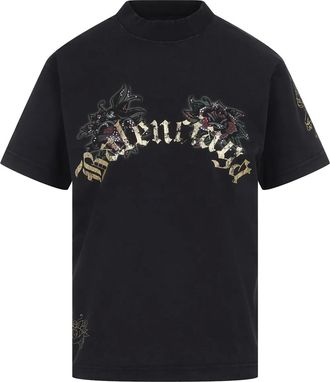 Balenciaga T-shirt con stampa - Nero