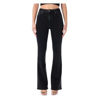 Frame Denim Dames, Jeans, Zwart, Maat: W28 Katoen