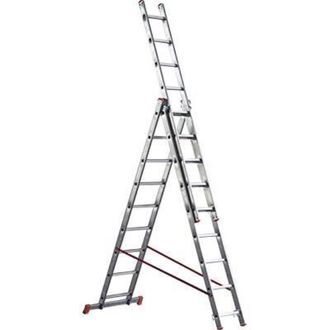 Marchetti Scala TRASFORMABILE a sfilo alluminio MARCHETTI 3 elementi 9+9+9 piolo 28 mm