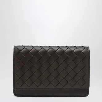 Bottega Veneta Small Fondente Intrecciato Continental Wallet