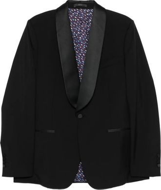 Paul Smith Giacca da sera con revers a scialle - Nero