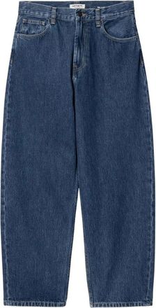 Carhartt Work in Progress Brandon Pant - Dames - Loose Fit Jeans - Blauw - L - Katoen - Jeans