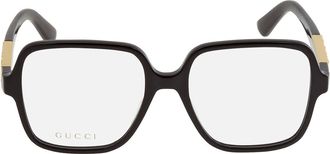 Gucci Demo Square Ladies Eyeglasses GG1193O 001 56