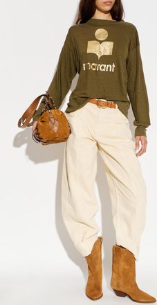 Isabel Marant T-shirt Klowia, Womens, Green
