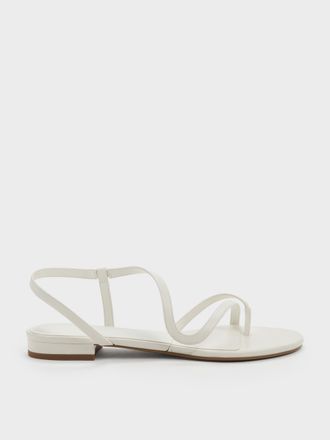 Charles & Keith Arden Wavy Toe-Ring Sandals