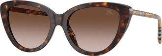 Burberry BE4457F Asian Fit 421613 Womens Sunglasses Tortoiseshell Size 55