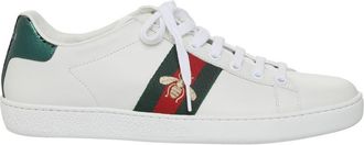 Gucci Witte Geborduurde Ace Sneakers