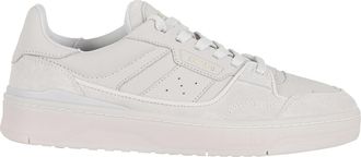 Axel Arigato Light Gray Clay Metallic Logo Nubuck Leather Sneakers