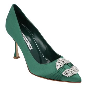 Manolo Blahnik Hohe Schuhe - Maidapump 090 Pump Green - Gr. 36 (EU) - in Gr&uuml;n - f&uuml;r Damen