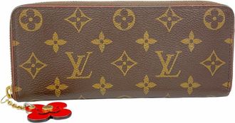 Louis Vuitton Brown Coquelicots Long Wallet (Bi-Fold) (Pre-Owned)