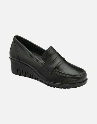 Lotus Womens Detroit Womens Loafers - Black - Size: 6