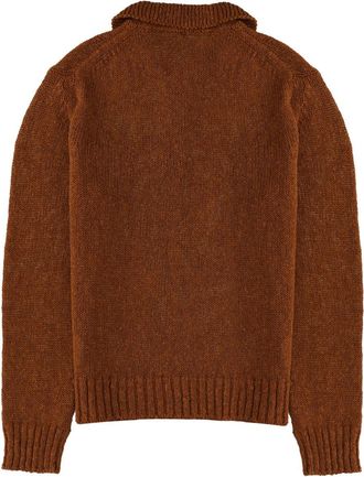 Sunflower Cotton-Linen Blend Polo Shirt - Brown
