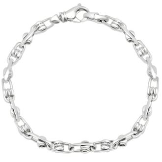 Pompeii3 Mens Link 14k Gold (27gram) or Platinum (44gram) 5mm Bracelet 8.75