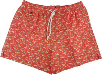 Kiton Boxer Zwemshorts - Heren - Strandmode - Rood - 2XL - Polyester - Badmode