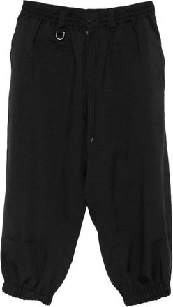Yohji Yamamoto Drawstring Elasticated-cuffs Trousers
