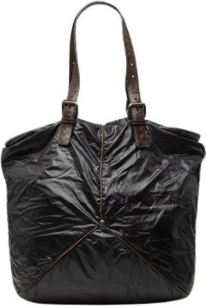 Bottega Veneta Pre-owned Nylon Tote - Dames - Vintage Shopper - Zwart - ONE Size - Nylon - Vintage