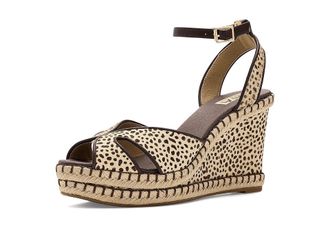 Mia MLE-Mallorca Womens Wedge Shoes Cheetah : 7.5 M, Leather