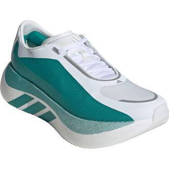adidas Hyperboost Edge Running Shoe in White/Green/Zero Metallic at Nordstrom, Size 10.5