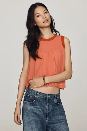 Maeve Wool Cashmere Swing Tank Top