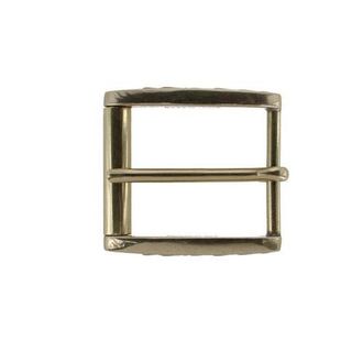 Trafalgar Store 35mm Solid Brass Side Detailed Roller Harness Belt Buckle in Polish Brass at Nordstrom