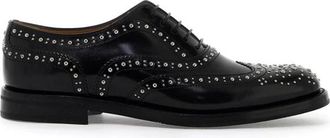 Churchs Oxford Brogue met Studs - Dames - Veterschoenen - Zwart - 36 EU - Leer - Schoenen