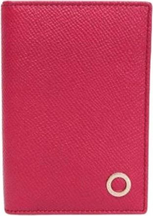 Bulgari Tweedehands leren portemonnees - Dames - Vintage Accessoires - Roze - ONE Size - Leer - Vintage