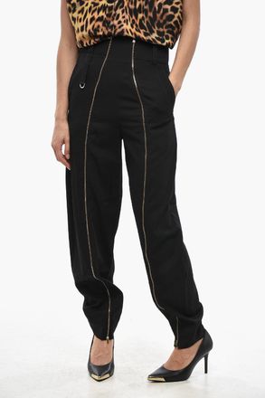 Stella McCartney Pantaloni in Lana EWA con Doppia Zip Frontale Stella McCartney