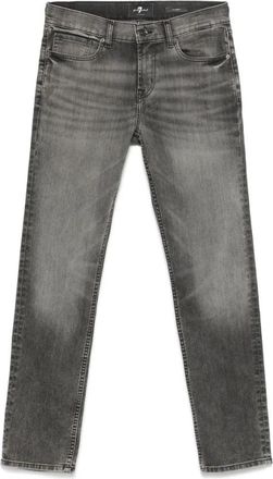 7 For All Mankind Slimmy HAL Jeans - Heren - Regular Fit Jeans - Zwart - W30 - Katoen - Jeans