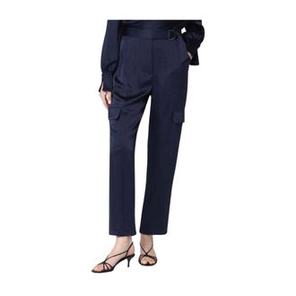 SIMKHAI Straight Trousers, female, Blue, Size: XS Simkhai Trousers