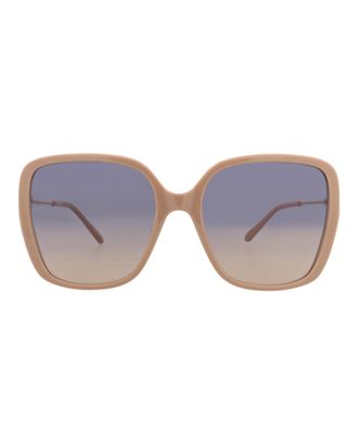 Chlo&eacute; Square-Frame Recycled Acetate Sunglasses
