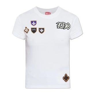 Diesel Dames, Tops, Wit, Maat: XS Katoen