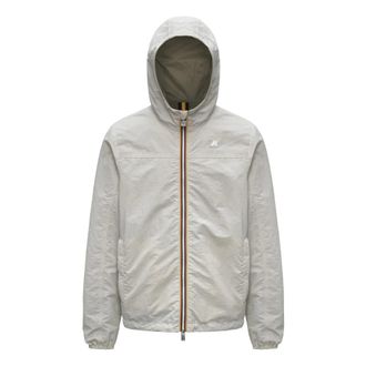 K-Way K-Way, Rain Jackets, male, Multicolor, Size: S Jake Cotton Double Jacket