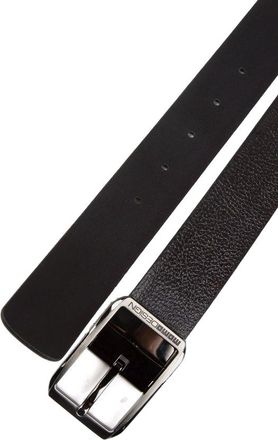 Momo Design Mens Belt Black Genuine Leather Accessories