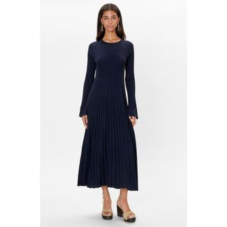 Rebecca Taylor Ella Sweater Dress in Navy at Nordstrom, Size X-Small