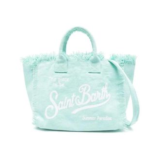 MC2 Saint Barth Tote Bags, female, Blue, Size: ONE SIZE Colette Hand Bag With Shoulder Strap