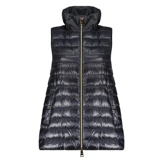 Herno Vests, female, Blue, Size: XS Padded Gilet