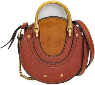 Chlo&eacute; Pre-owned Mini Bags, female, Brown, Size: ONE SIZE Pre-owned Mini Leather Shoulder Bag