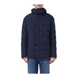 Fay Quilted Puffer Jacket Double-breasted