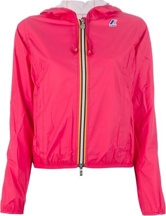 K-Way hooded windbreaker - Rosa