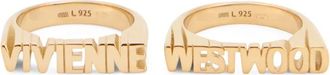 Vivienne Westwood Essex Ring Set - Dames - Ringen - Geel - M - Accessoires