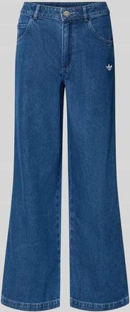 adidas Originals Loose Fit Jeans mit Label-Stitching in Jeansblau, Gr&ouml;&szlig;e 24