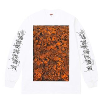 SUPREME SS26 Wombat L/S T-Shirt White SUP-SS26-013-WHT