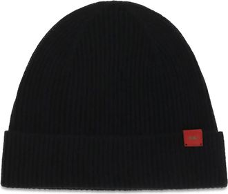 Kiton Berretto in Lana Merino a Coste - - Accessories - unisex - Nero - ONE SIZE